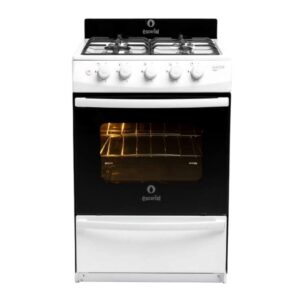 ESCORIAL COCINA A GAS MÁSTER STYLE 4 HORNALLAS BLANCA ENCENDIDO ELÉCTRICO