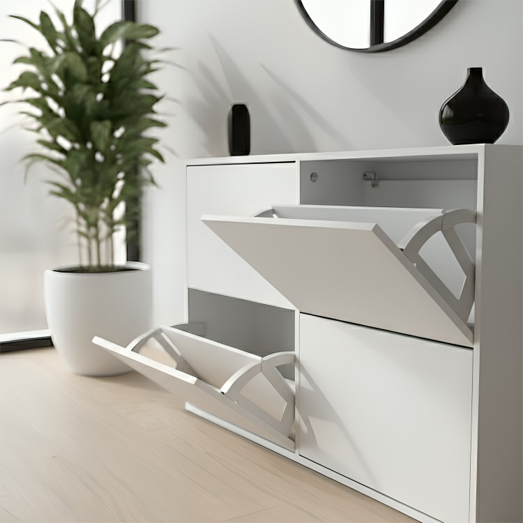 ZAPATERO 1,16M 24 PARES BLANCO - Imagen 2