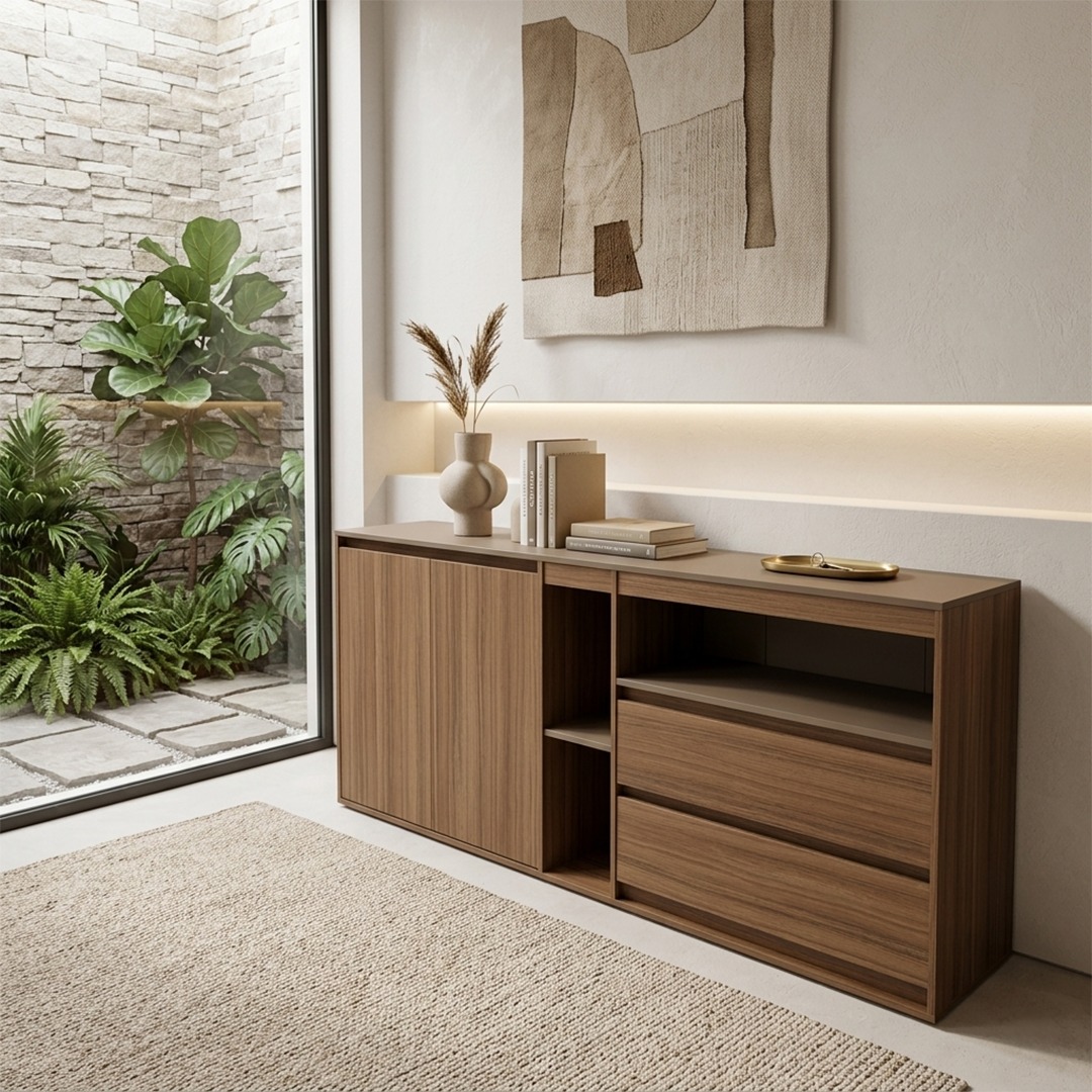 BAHIUT 2,00M 2 Cajones 2 Puertas 4031 - Imagen 2