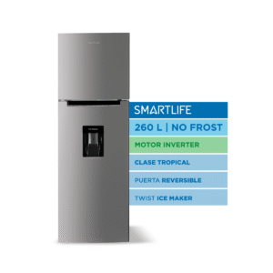 SMARTLIFE HELADERA CON DISPENSER NF INVERTER 260L SL-RNF270SDINV