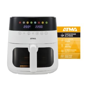 ATMA FREIDORA DE AIRE DIGITAL 8L 1750W BLANCA FR248AWP