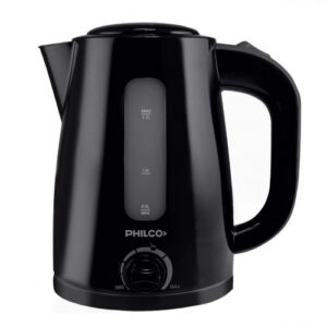 PHILCO PAVA ELÉCTRICA CON REGULADOR DE TEMPERATURA NEGRA 1.7L
