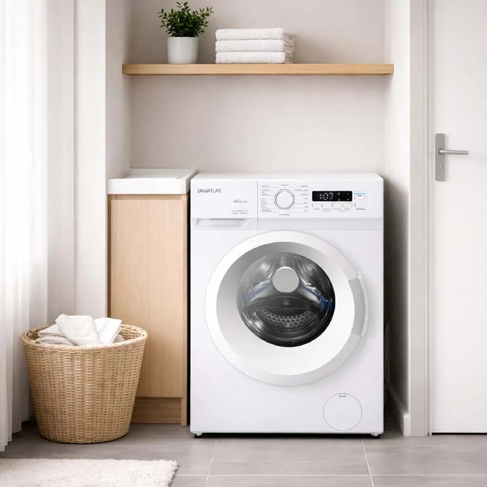 SMARTLIFE LAVARROPAS 6,5KG INVERTER WM26I0651200W Blanco - Imagen 2