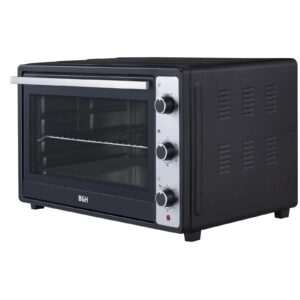 BGH HORNO ElÉCTRICO MECÁNICO CONVECCÍON ANTIADHERENTE NEGRO 64L