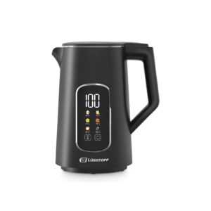 LUSQTOFF PAVA ELÉCTRICA C/DISPLAY DIGITAL 1,7L NEGRO