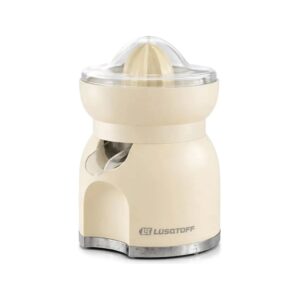 LUSQTOFF EXPRIMIDOR ELÉCTRICO DOBLE CONO BEIGE LQ-EC606