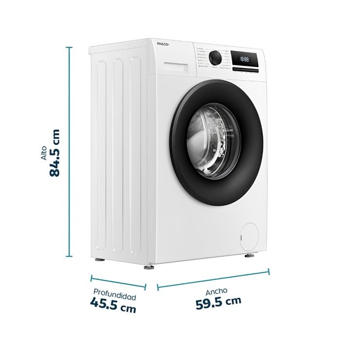 PHILCO LAVARROPAS AUTOMÁTICO INVERTER 6KG 1200Rpm PHLF64BN - Imagen 4