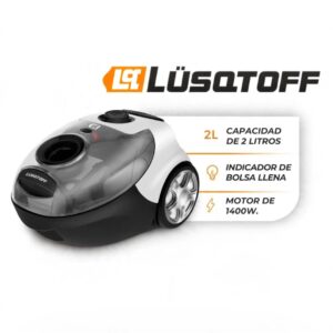 LUSQTOFF ASPIRADORA 1400 BOLSA TELA HEPA LQ-ASPB20
